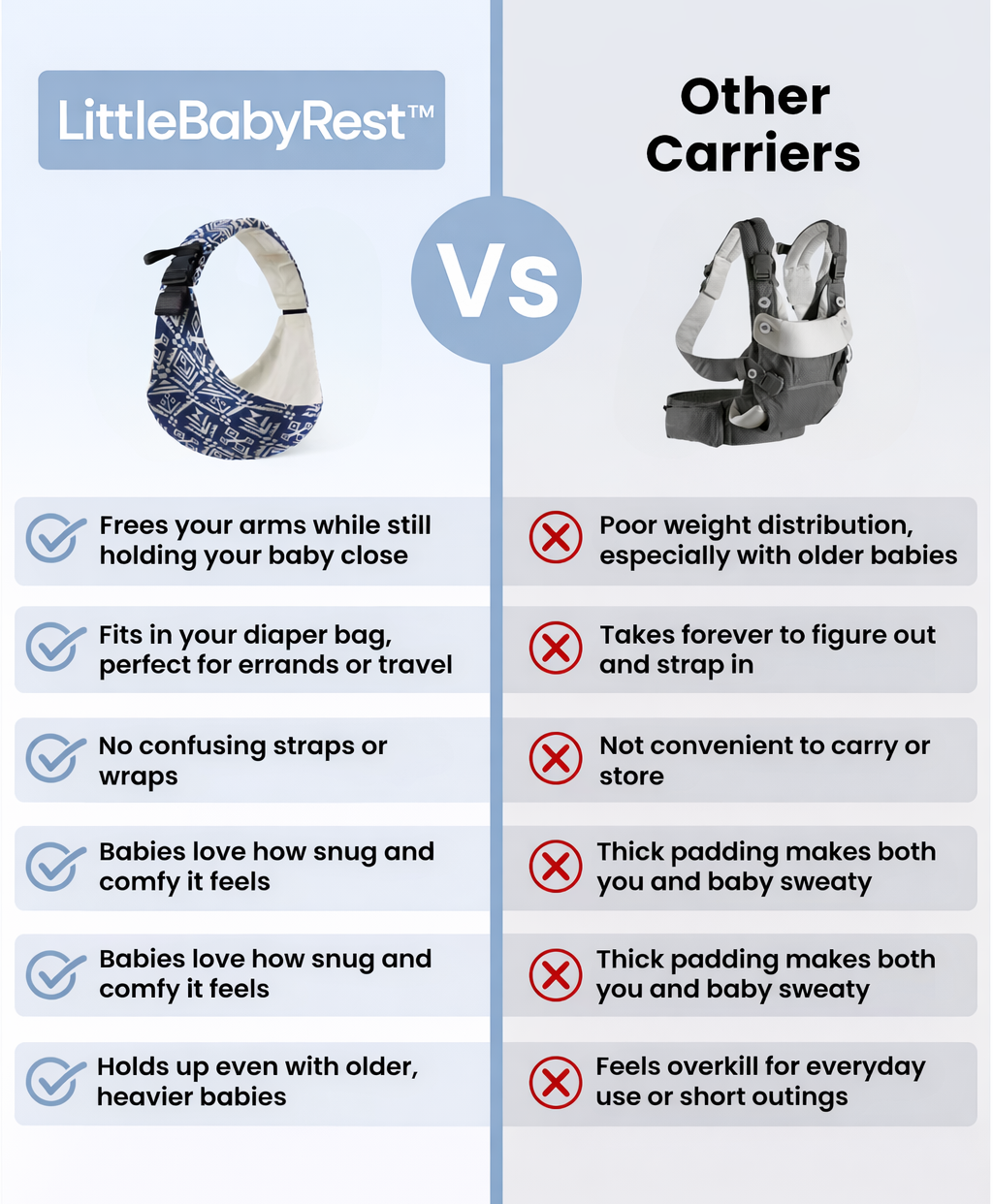 LittleBabyRest™ Baby Carrier